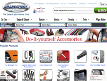 Tablet Screenshot of brandsport.com